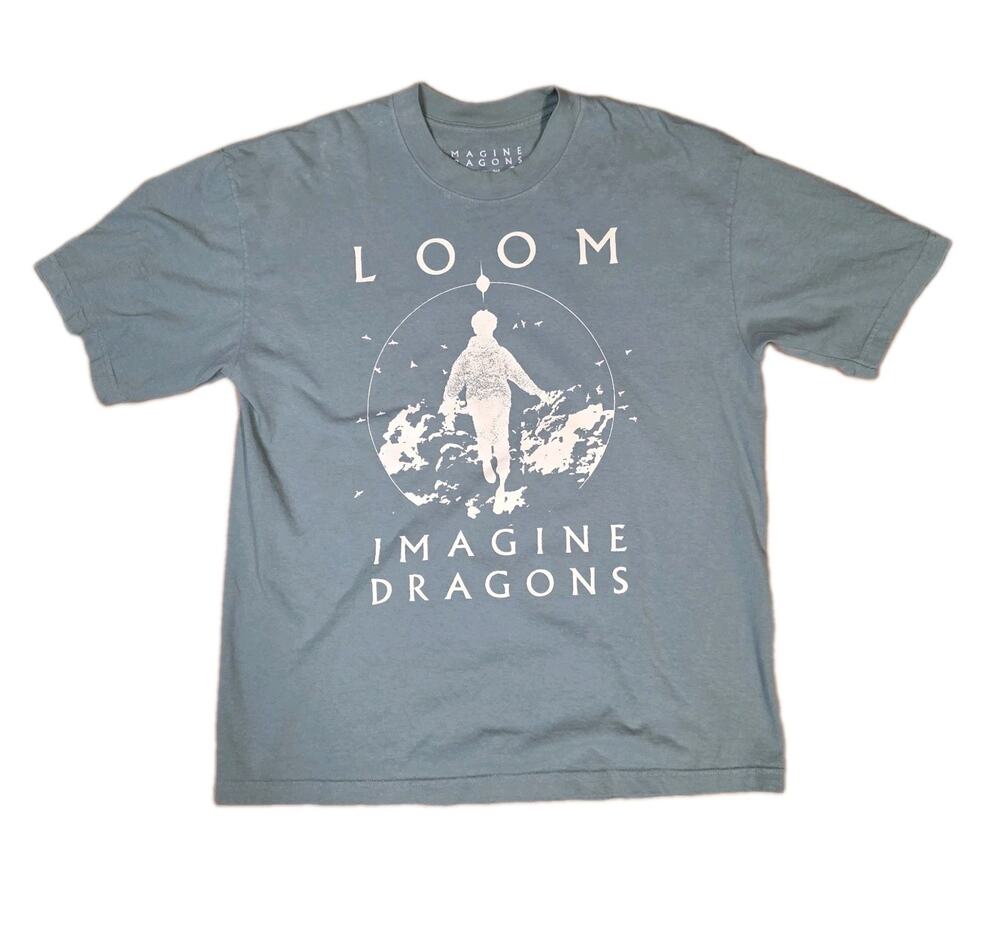 Imagine Dragons Official 'LOOM WORLD TOUR 2024' Concert T-Shirt Mens Large EUC